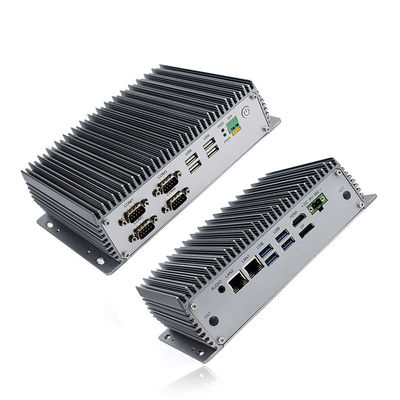 8th Gen I5 8265U صندوق صغير للكمبيوتر الصناعي المضمن بدون مروحة