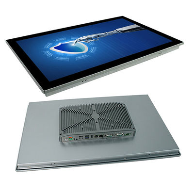 21.5 بوصة سطح المكتب بدون مروحة IP67 لوحة الكمبيوتر 8th Gen I3 I5 I7 Multi Touch PCAP VESA