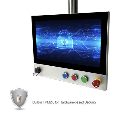 32 جيجابايت 17 بوصة قارب التحكم الصناعي الكل في واحد شاشة تعمل باللمس IP65 للماء