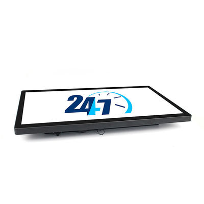 24 &quot;IP69K Pcap شاشة تعمل باللمس مقاومة للماء Pc VGA بدون مروحة مع GbE LAN