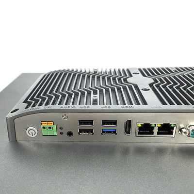 55W Medical Panel PC 1280x1024 I7 8565U لوحة بدون مروحة مقاومة للماء