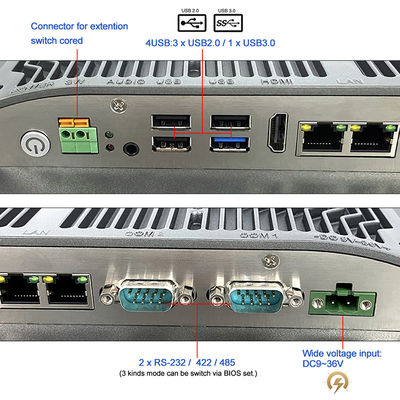 TPM2.0 1280x1024 شاشة تعمل باللمس مضمنة الكمبيوتر عالية السطوع 400cd / M2