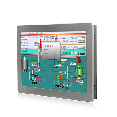 شاشة Ip66 VESA مقاومة للماء مقاومة للماء 600cd / m2 J1900 مع TPM 2.0