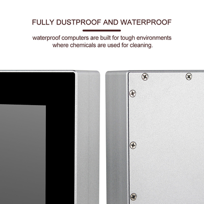 VESA Mounting Waterproof Touch PC Windows10 Core I5 ​​Fanless IP67