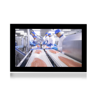15.6 &quot;1000 Nit LCD شاشة تعمل باللمس مقاومة للماء PC IP69K الكمبيوتر الصناعي
