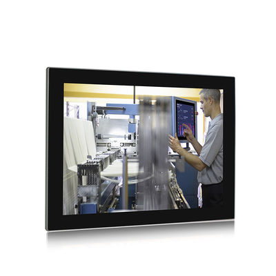 جودة DC9V-36V 2 LAN لوحة اللمس الصناعية PC IP65 مقاوم للماء مصنع