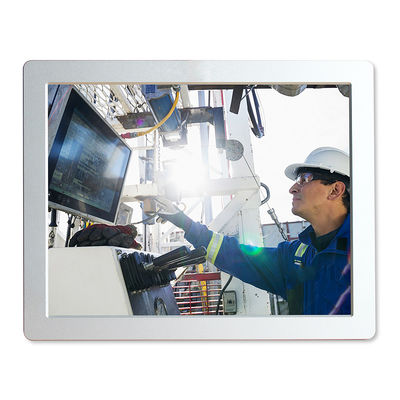 جودة LAN USB RS232 1000nits IP67 لوحة الكمبيوتر 15 بوصة الحجم مسطح مغلق بالكامل مصنع